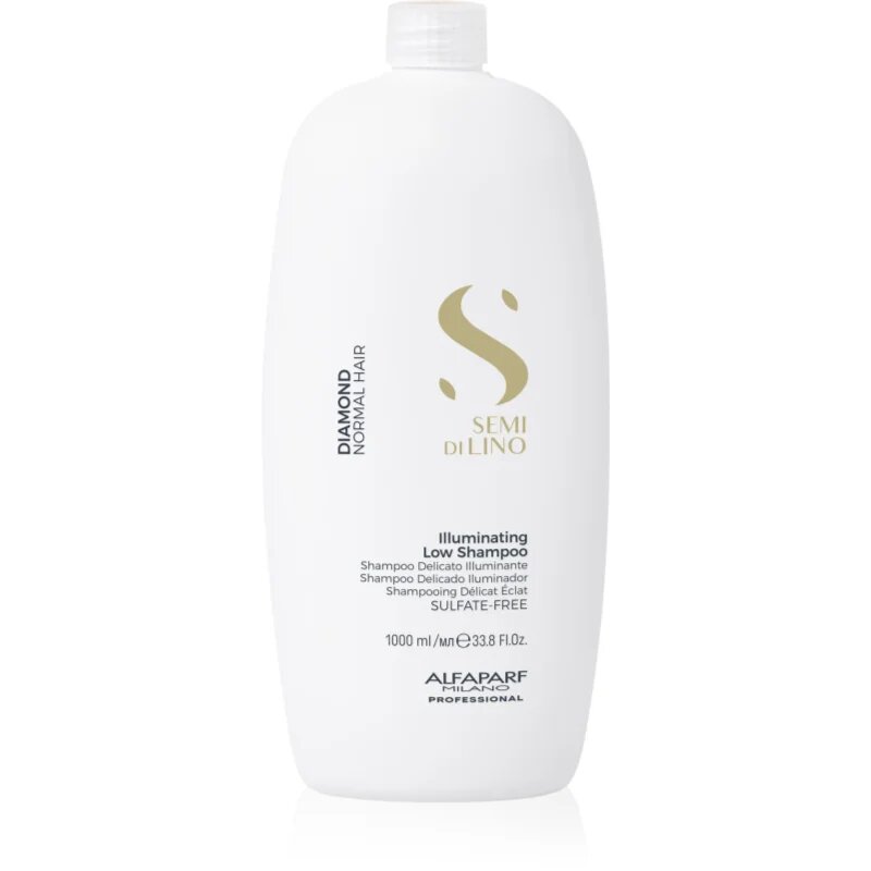 Alfaparf Milano Semi di Lino Diamond Illuminating Low Shampoo rozjasňující šampon pro normální vlasy 1000 ml