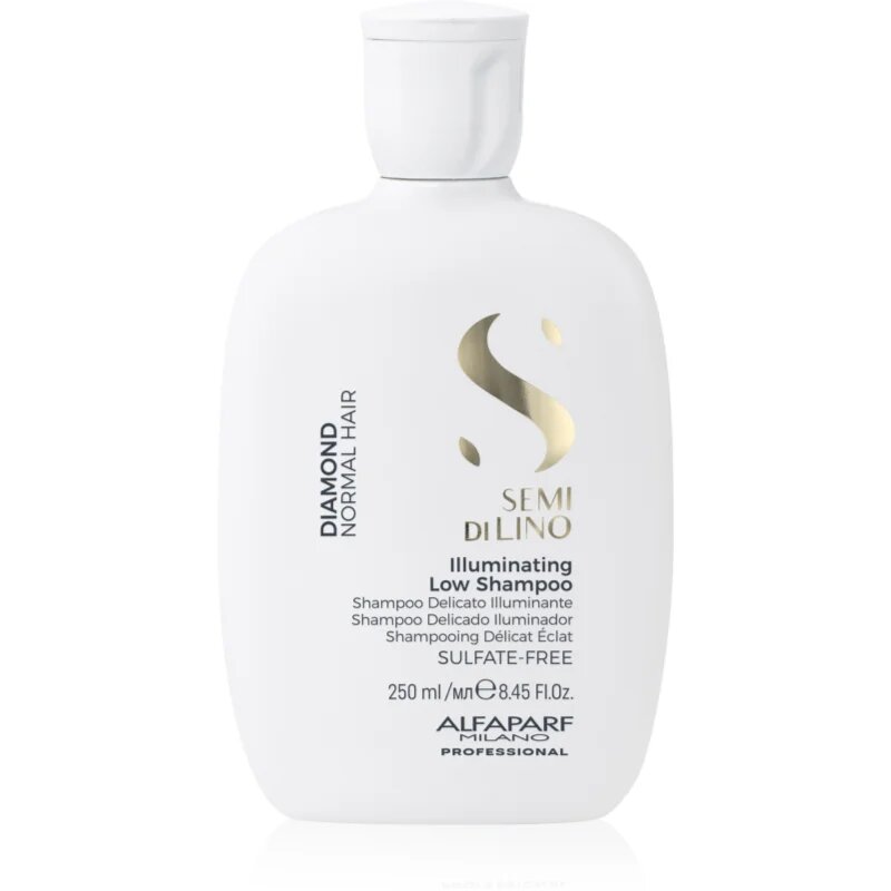 Alfaparf Milano Semi di Lino Diamond Illuminating Low Shampoo rozjasňující šampon pro normální vlasy 250 ml