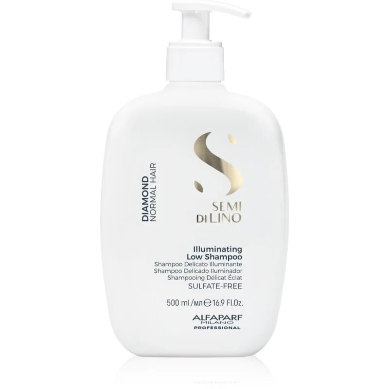 Alfaparf Milano Semi di Lino Diamond Illuminating rozjasňující šampon pro normální vlasy 500 ml