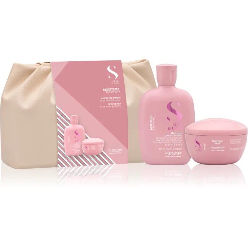 Alfaparf Milano Semi di Lino Moisture Duo Kit dárková sada pro suché vlasy