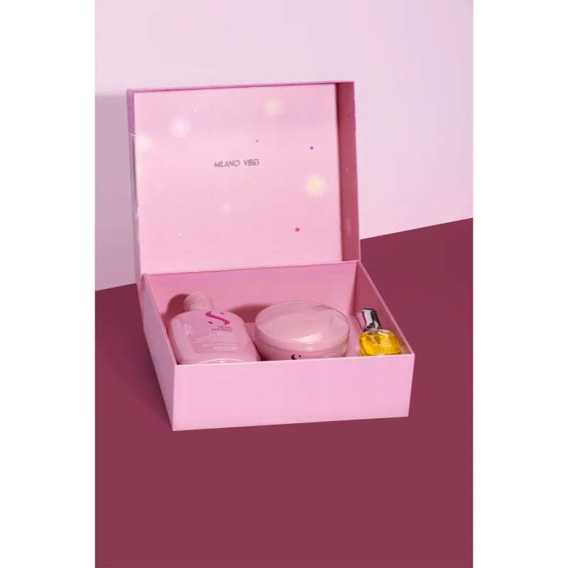 Alfaparf Milano Semi di Lino Moisture Holiday Kit dárková sada pro intenzivní hydrataci 3 ks