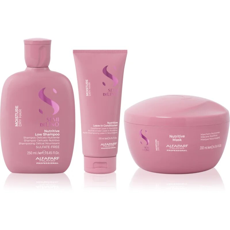 Alfaparf Milano Semi di Lino Moisture Kit set pro hydrataci a lesk