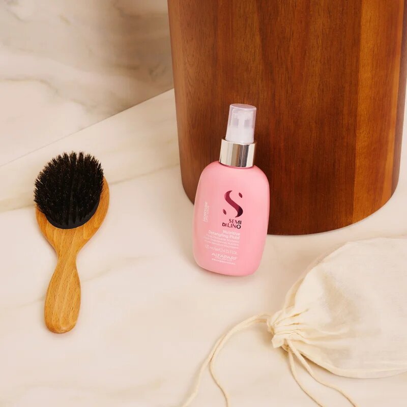 Alfaparf Milano Semi di Lino Moisture Nutritive Detangling Fluid bezoplachová hydratační péče pro snadné rozčesání vlasů 125 ml