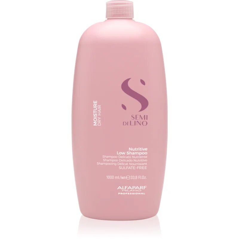 Alfaparf Milano Semi di Lino Moisture Nutritive Low Shampoo šampon pro suché vlasy 1000 ml