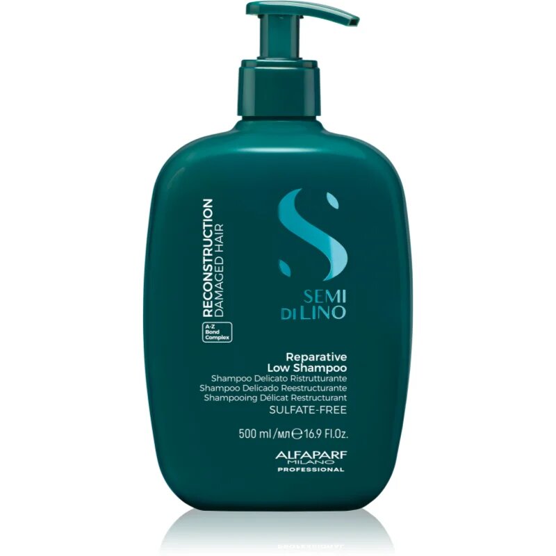 Alfaparf Milano Semi di Lino Reconstruction Reparative Low Shampoo obnovující šampon pro poškozené vlasy 500 ml