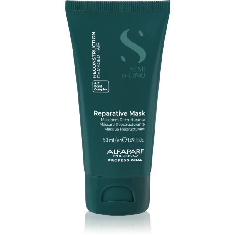 Alfaparf Milano Semi di Lino Reconstruction Reparative Mask obnovující maska pro poškozené vlasy 50 ml