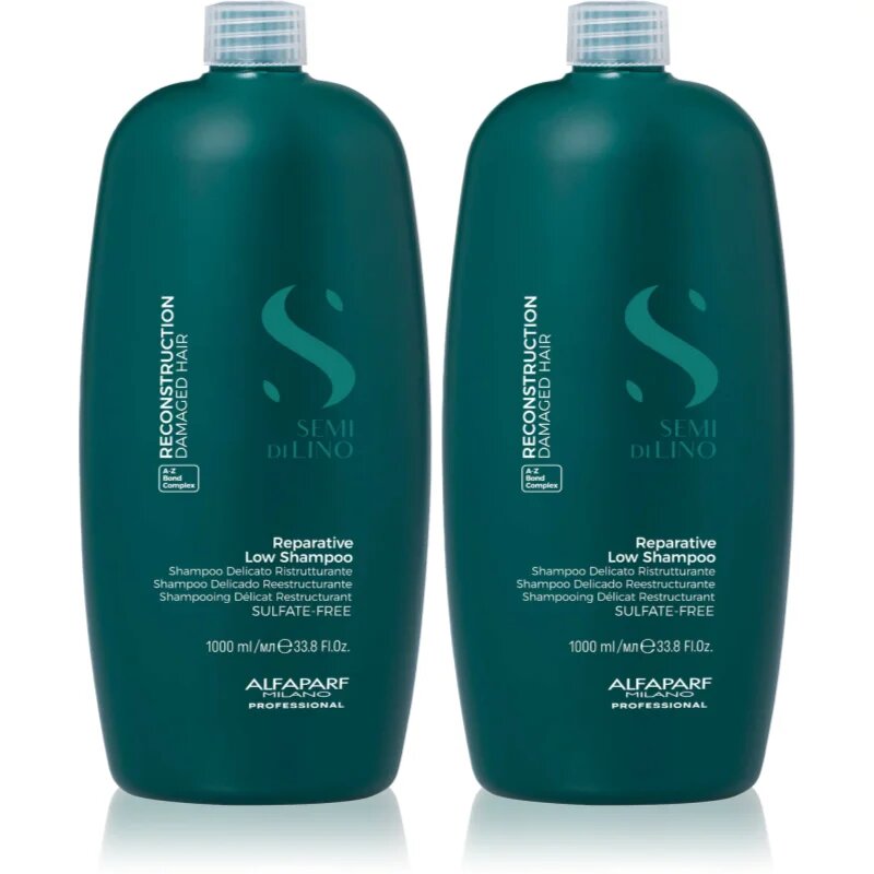 Alfaparf Milano Semi di Lino Reconstruction Shampoo duo Kit sada pro poškozené vlasy