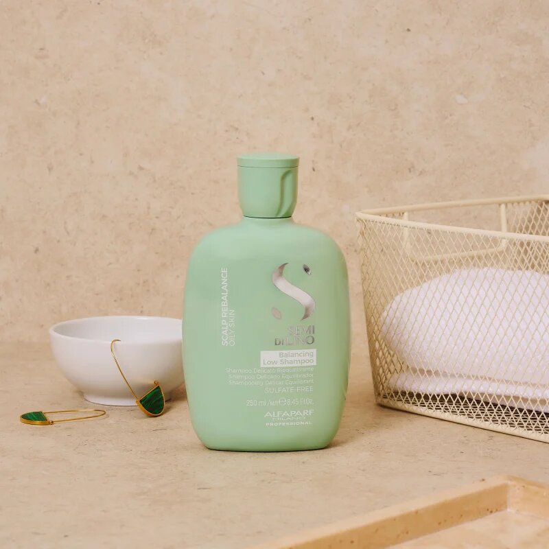 Alfaparf Milano Semi Di Lino Scalp Rebalance šampon pro mastnou vlasovou pokožku 250 ml