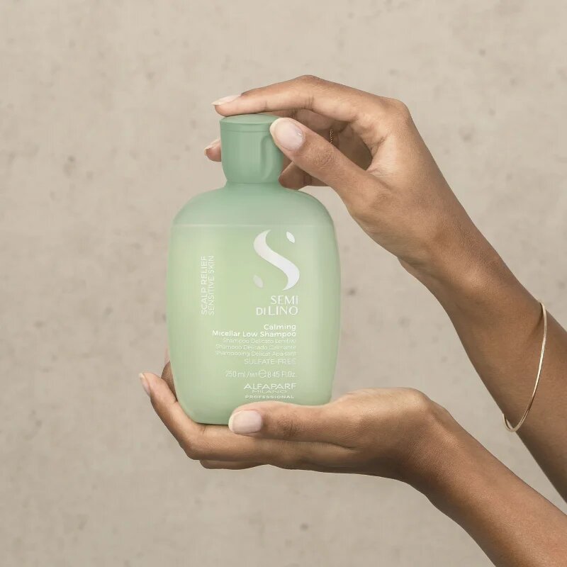 Alfaparf Milano Semi Di Lino Scalp Relief zklidňující šampon pro citlivou pokožku hlavy 250 ml