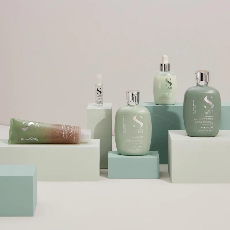 Alfaparf Milano Semi Di Lino Scalp Relief zklidňující tonikum pro citlivou pokožku hlavy 125 ml