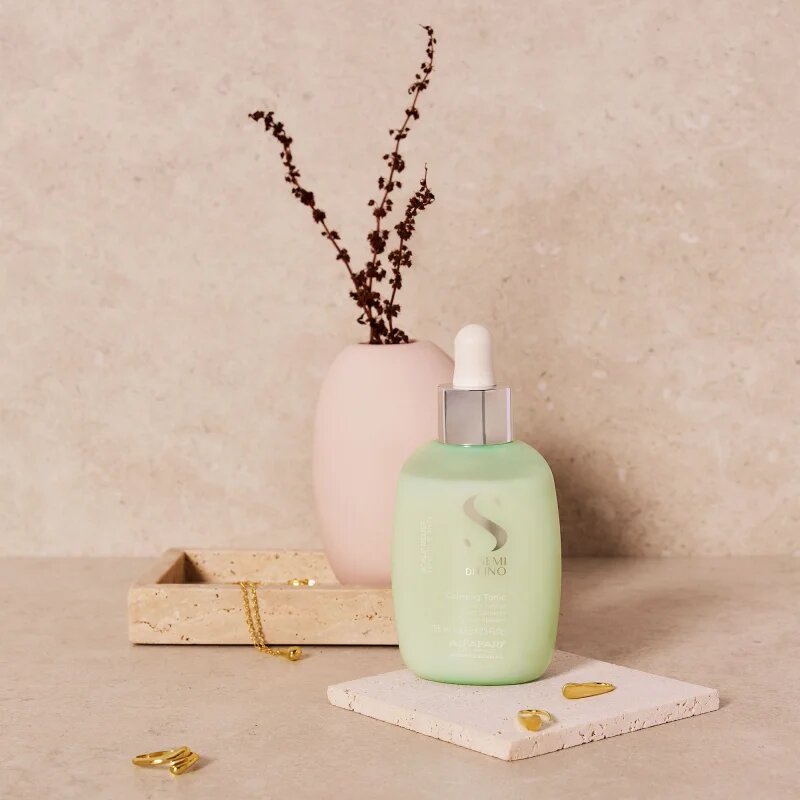 Alfaparf Milano Semi Di Lino Scalp Relief zklidňující tonikum pro citlivou pokožku hlavy 125 ml