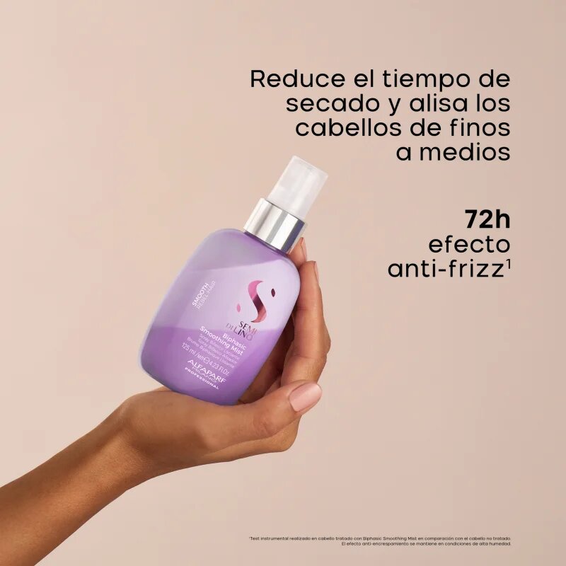 Alfaparf Milano Semi di Lino Smooth Biphasic Smoothing Mist dvoufázová péče na vlasy 125 ml