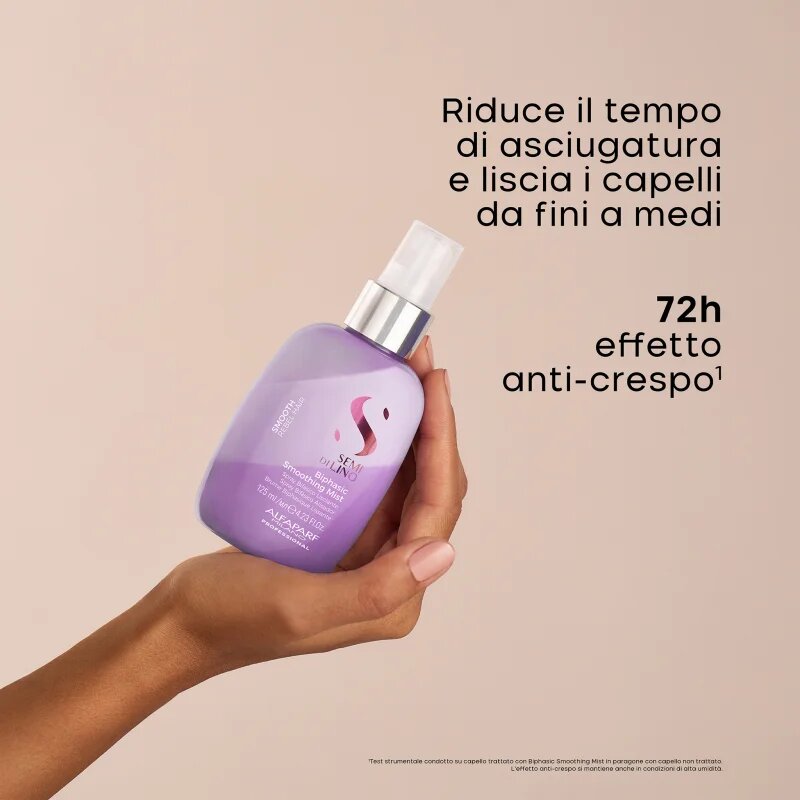 Alfaparf Milano Semi di Lino Smooth Biphasic Smoothing Mist dvoufázová péče na vlasy 125 ml