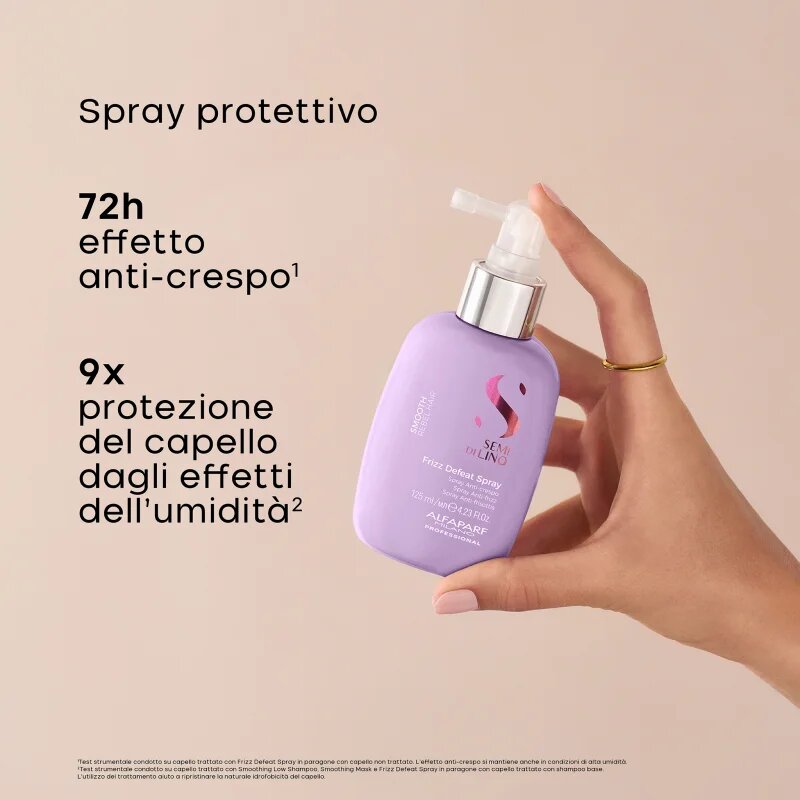 Alfaparf Milano Semi di Lino Smooth Frizz Defeat Spray uhlazující sprej pro nepoddajné vlasy 125 ml