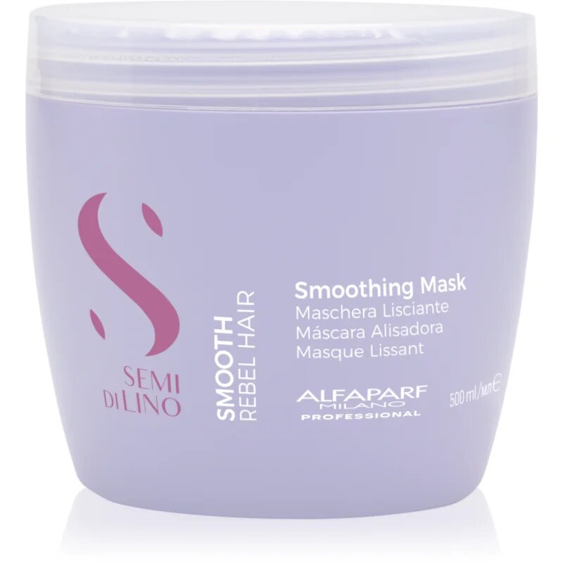 Alfaparf Milano Semi di Lino Smooth uhlazující maska pro nepoddajné a krepatějící se vlasy 500 ml