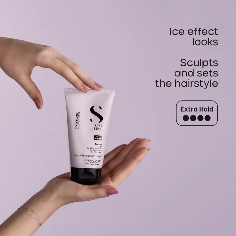 Alfaparf Milano Semi di Lino Style&Care Frozen gel stylingový gel s extra silnou fixací 150 ml