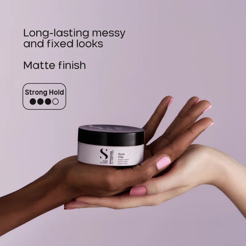 Alfaparf Milano Semi di Lino Style&Care Funk Clay modelovací hlína pro definici a tvar 90 ml