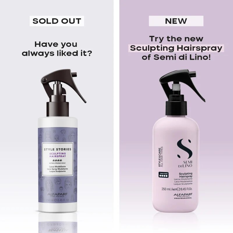 Alfaparf Milano Semi di Lino Style&Care Sculpting hairspay lak na vlasy se silnou fixací 250 ml