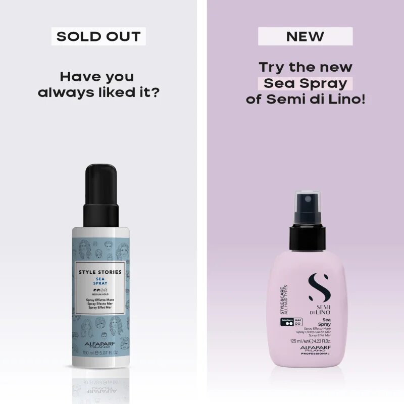 Alfaparf Milano Semi di Lino Style&Care Sea spray sprej pro texturu s obsahem soli 125 ml