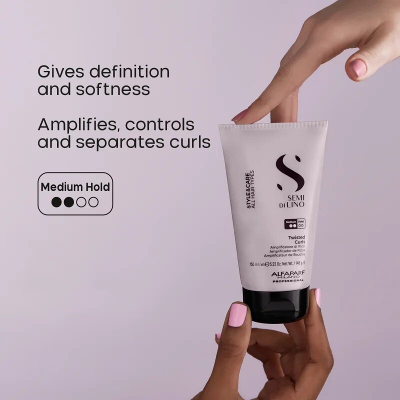 Alfaparf Milano Semi di Lino Style&Care Twisted curls stylingový krém pro definici vln 150 ml