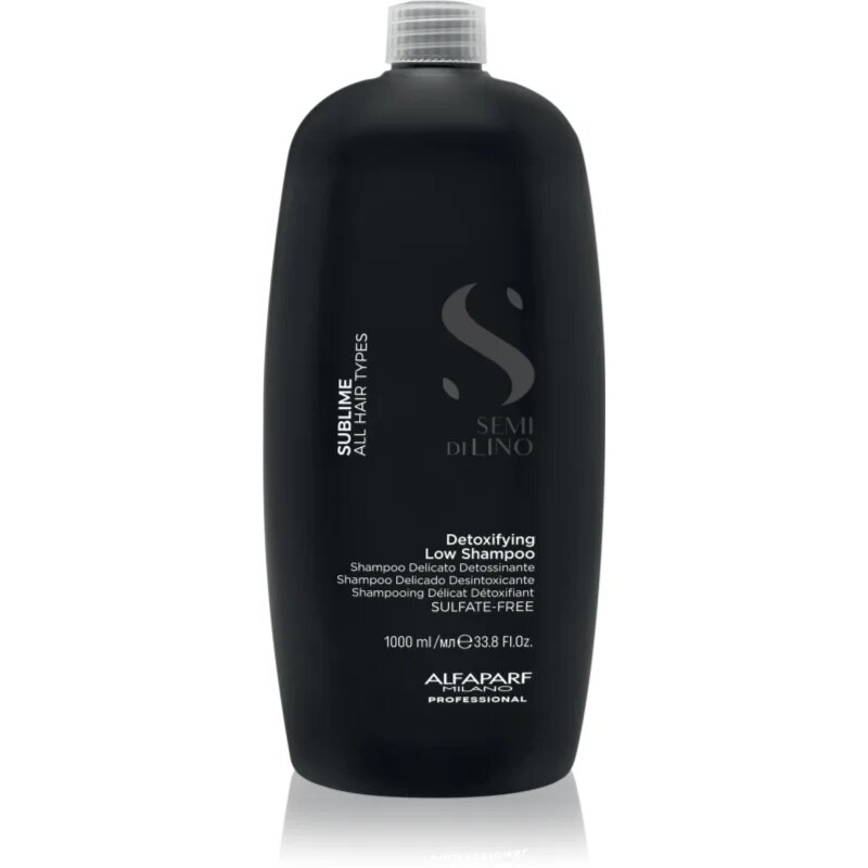 Alfaparf Milano Semi di Lino Sublime čisticí detoxikační šampon pro všechny typy vlasů 1000 ml