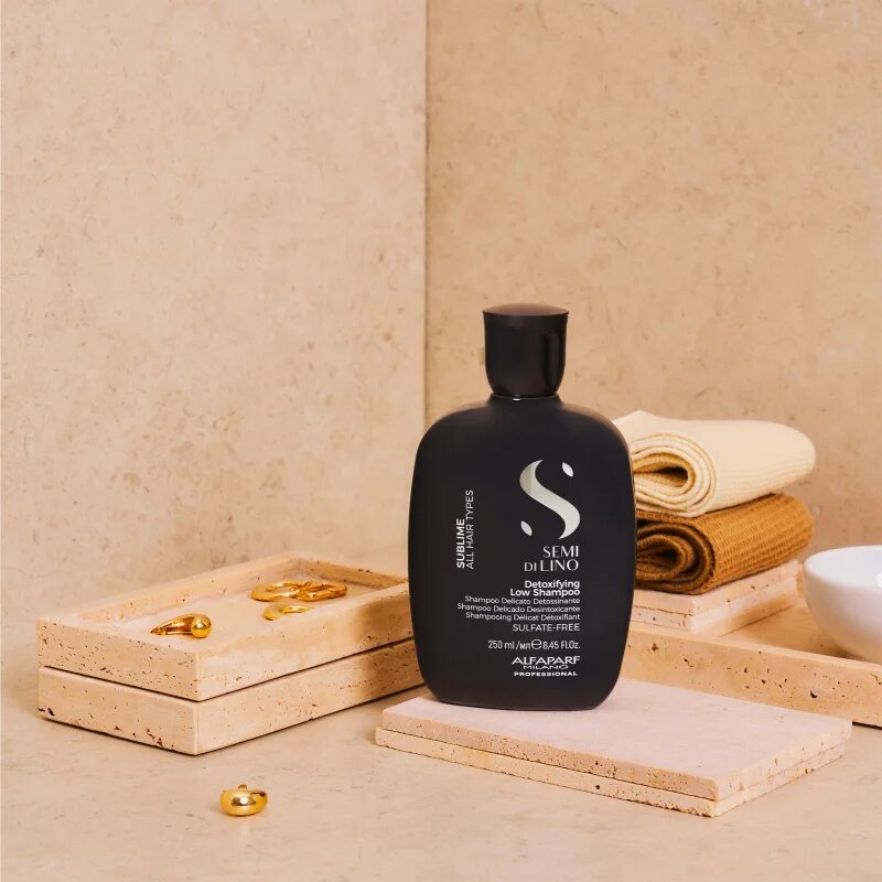 Alfaparf Milano Semi di Lino Sublime čisticí detoxikační šampon pro všechny typy vlasů 250 ml