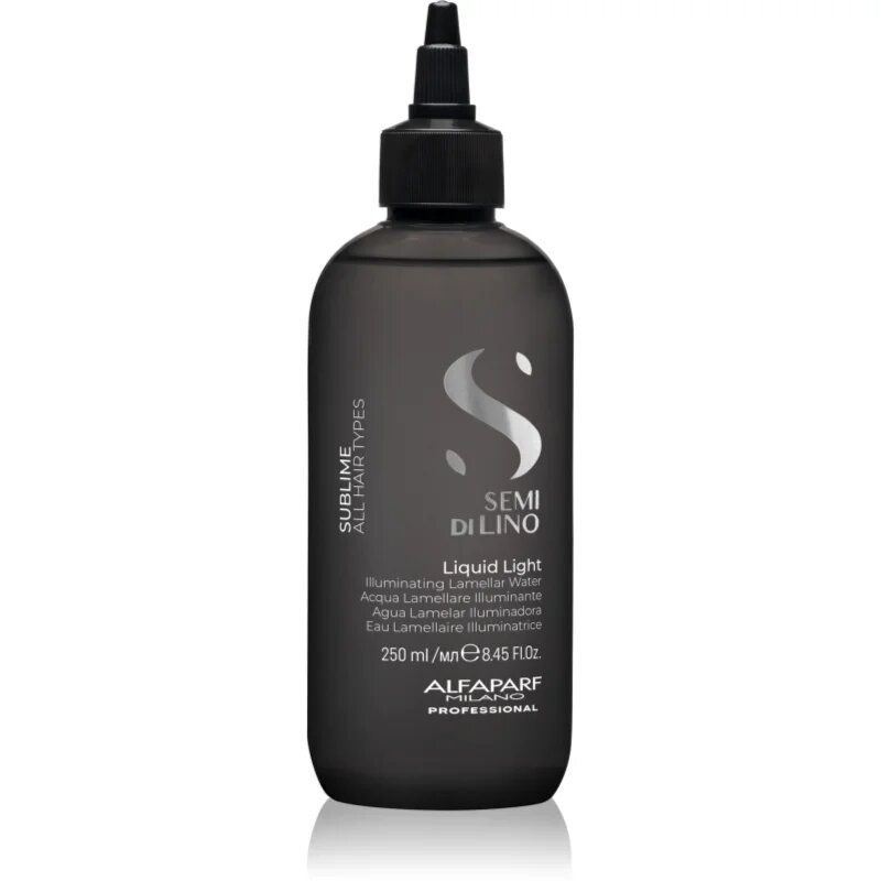 Alfaparf Milano Semi di Lino Sublime Liquid Light vlasová kúra pro lesk a hebkost vlasů 250 ml