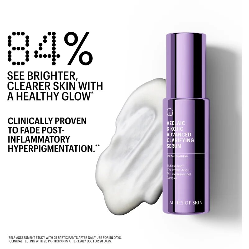 Allies of Skin Azelaic & Kojic Advanced Clarifying Serum hloubkově obnovující sérum na obličej 30 ml