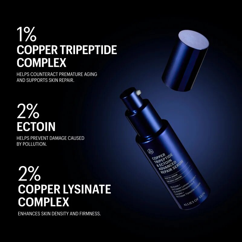 Allies of Skin Copper Tripeptide & Ectoid Repair Serum intenzivní omlazující sérum s peptidy 30 ml