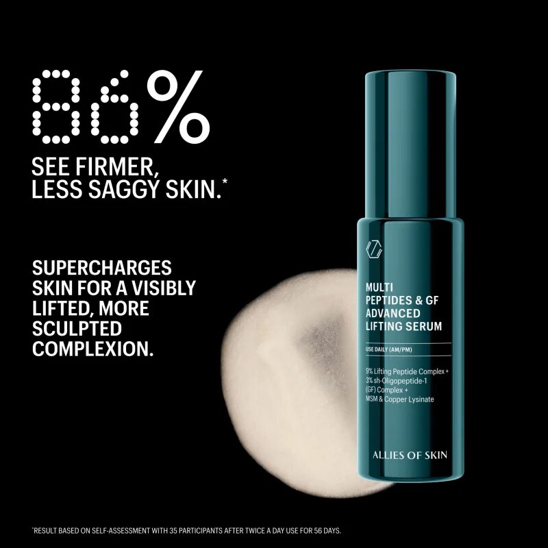 Allies of Skin Multi Peptides & GF Advanced Lifting Serum liftingové pleťové sérum 50 ml