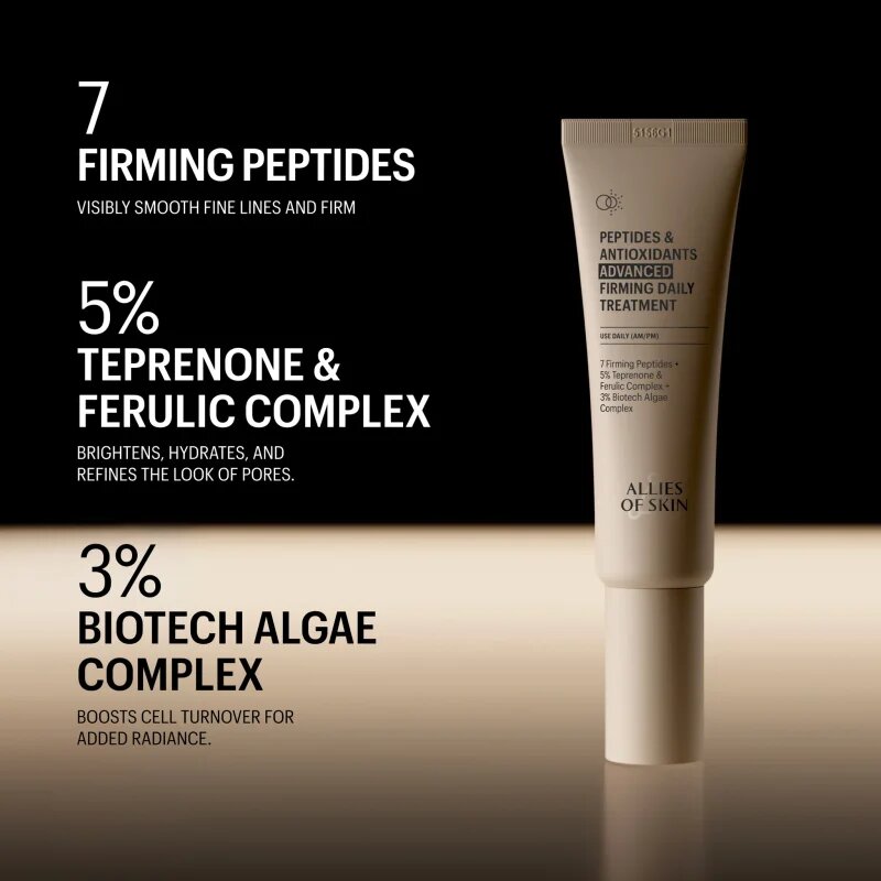 Allies of Skin Peptides & Antioxidants Advanced intenzivně zpevňující denní a noční krém pro hydrataci a vypnutí pokožky 75 ml