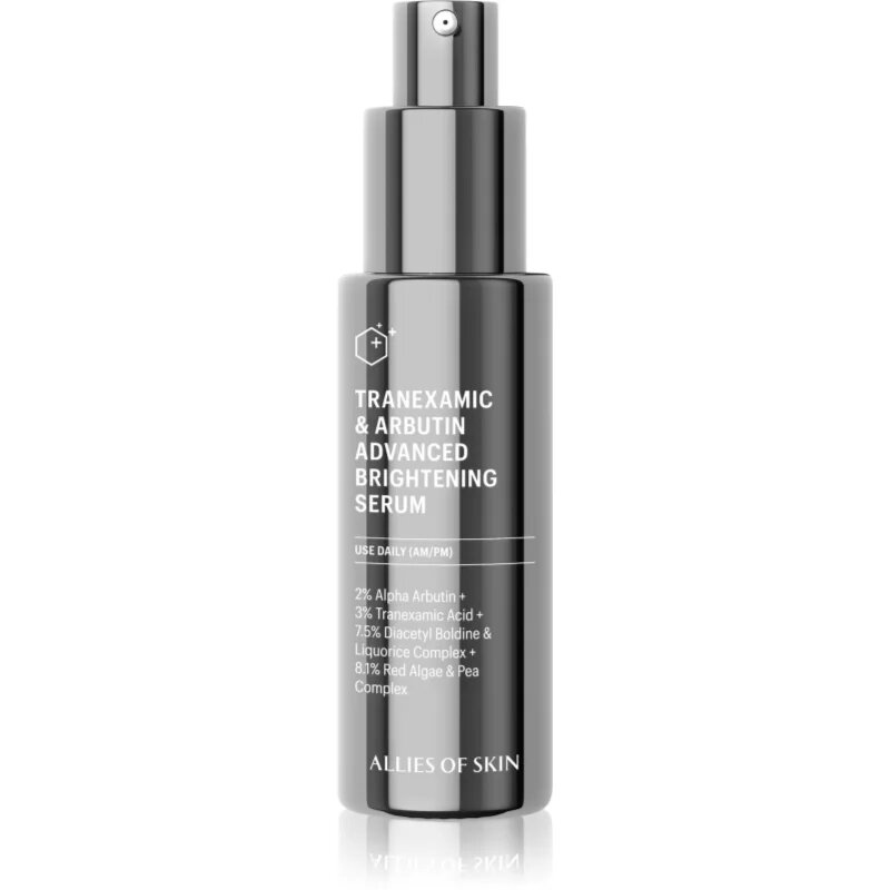 Allies of Skin Tranexamic & Arbutin Advanced Brightening Serum rozjasňující sérum proti nedokonalostem pleti 30 ml