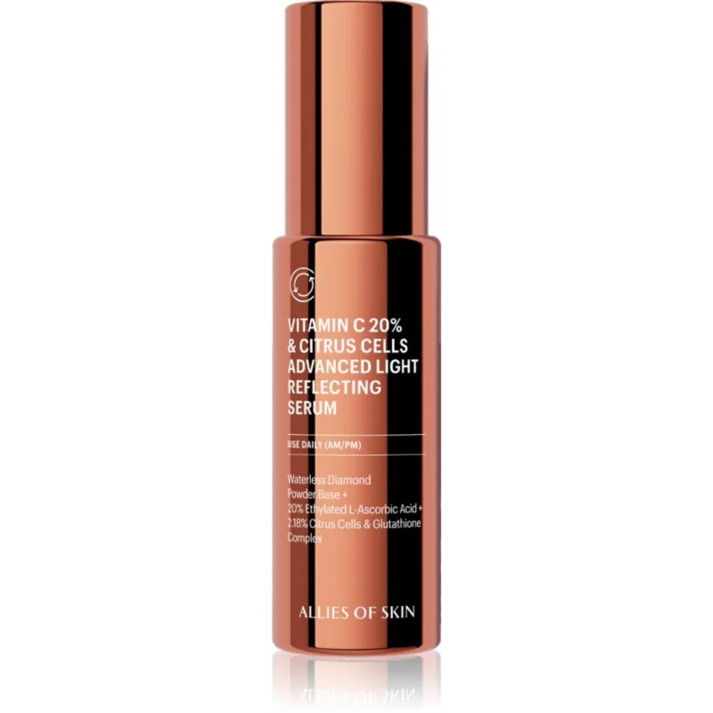 Allies of Skin Vitamin C 20% & Citrus Cells Advanced Firm & Glow Serum rozjasňující pleťové sérum s vitaminem C 30 ml