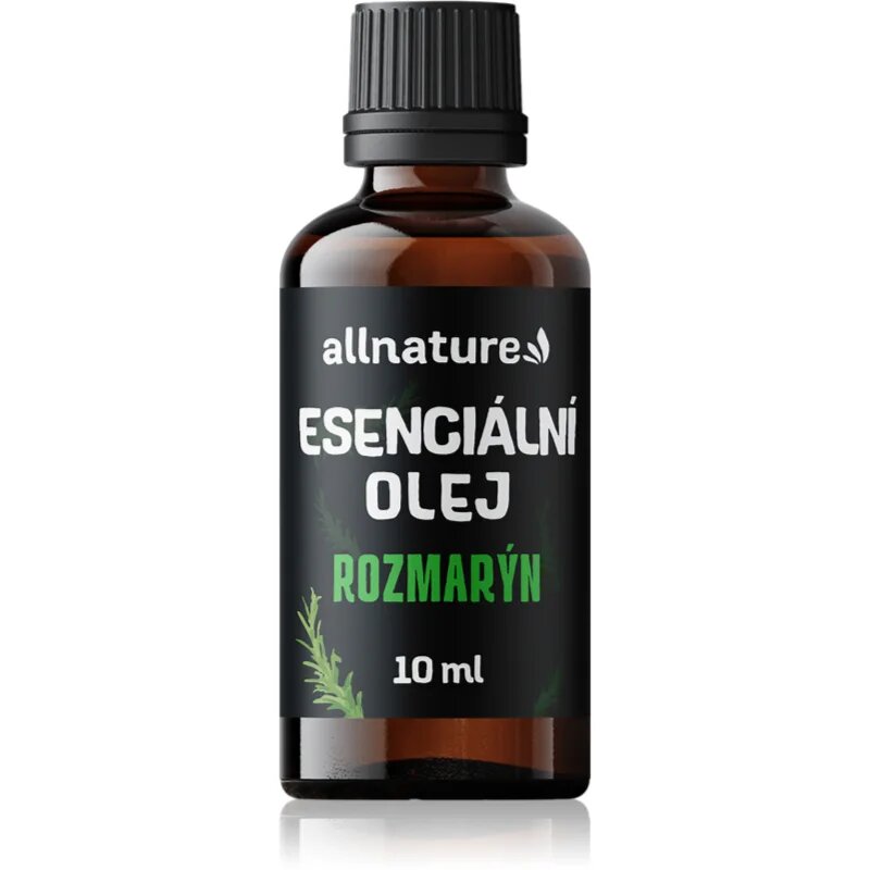 Allnature Esenciální olej Rozmarýn esenciální vonný olej pro podporu paměti a koncentrace 10 ml