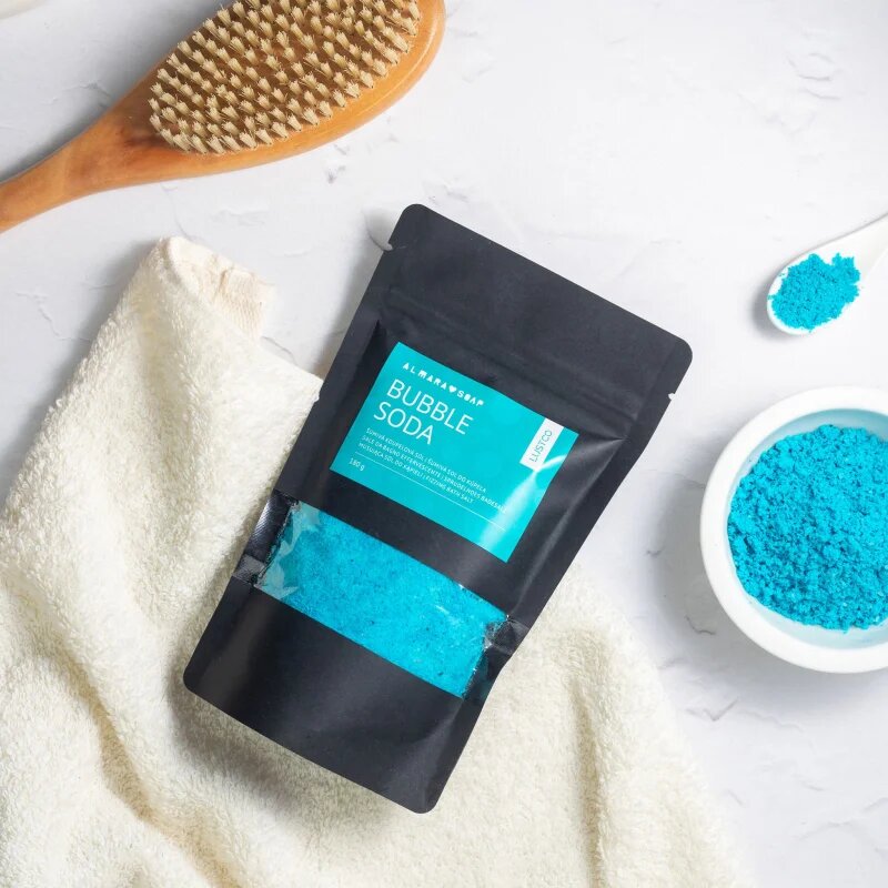 Almara Soap Bath Salt Bubble Soda šumivá koupelová sůl 180 g