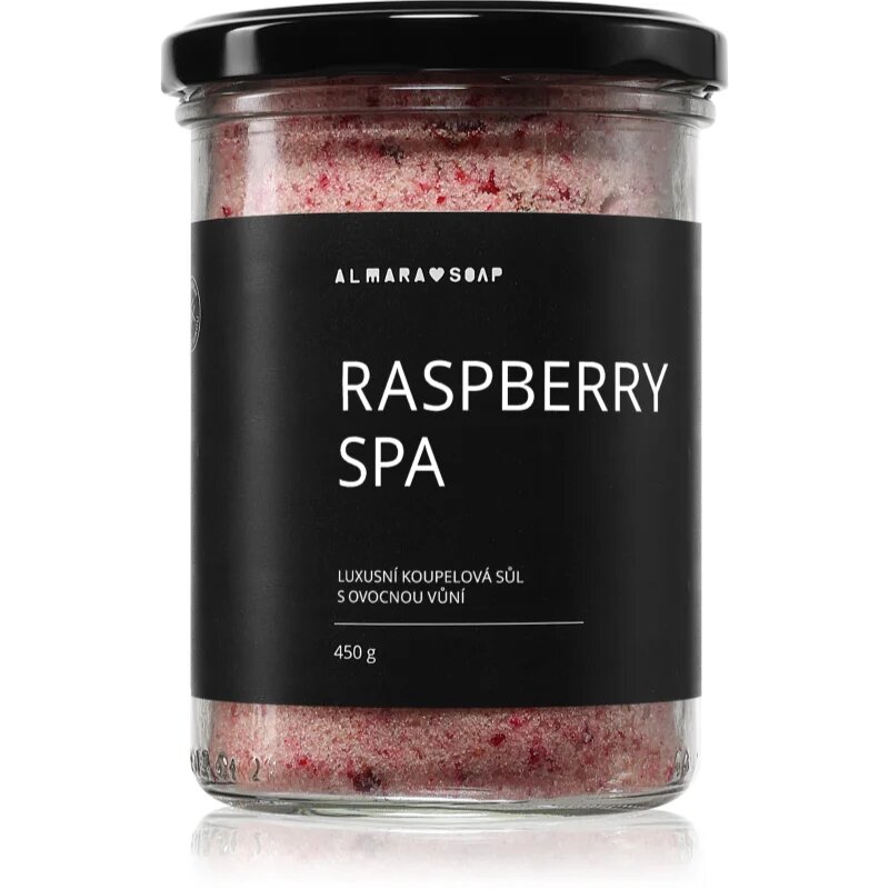 Almara Soap Bath Salt relaxační sůl do koupele s vůní Raspberry Spa 450 g