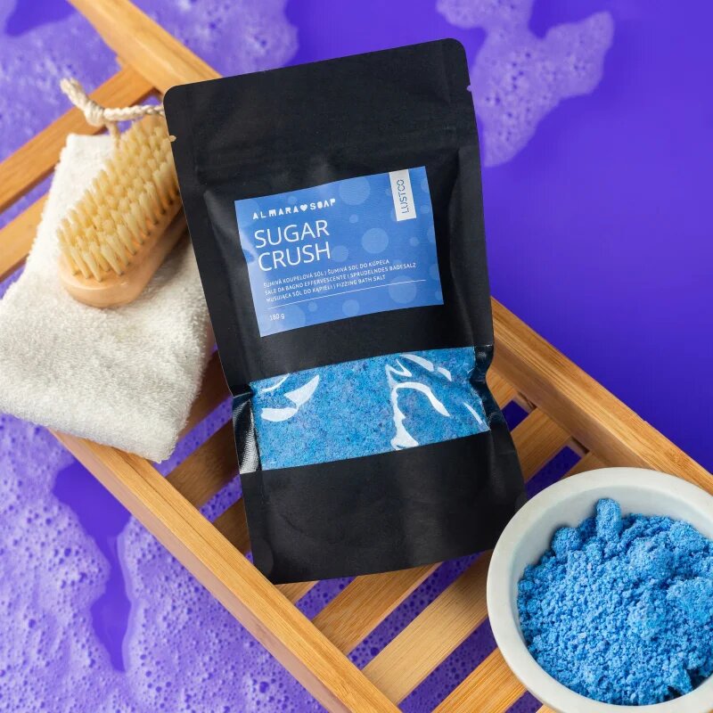 Almara Soap Bath Salt Sugar Crush šumivá koupelová sůl 180 g