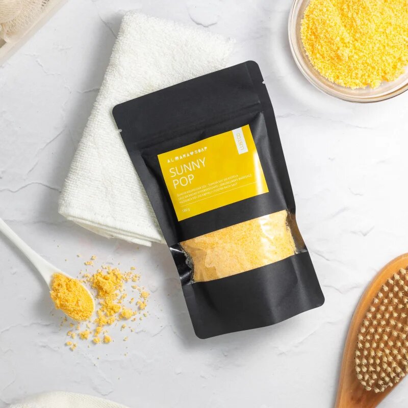 Almara Soap Bath Salt Sunny Pop šumivá koupelová sůl 180 g