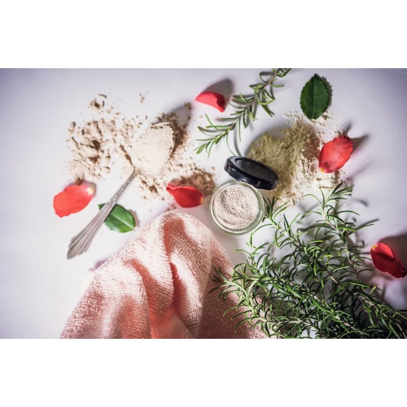 Almara Soap Face Moroccan Clay & Pumice peelingová pleťová maska pro normální pleť 20 g