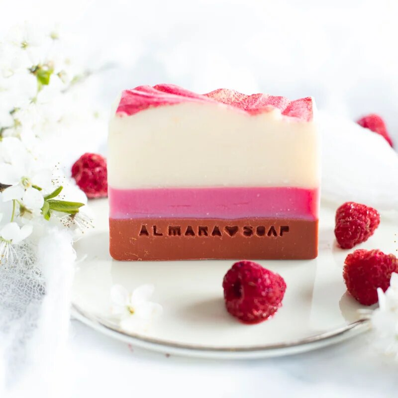 Almara Soap Fancy Božské Maliny ručně vyráběné mýdlo 100 g