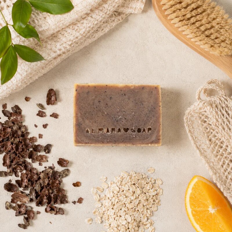 Almara Soap Fancy Cocoa & Orange ručně vyráběné mýdlo 90 g