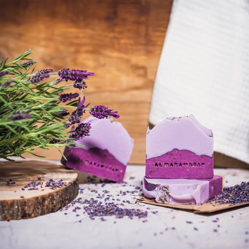 Almara Soap Fancy Lavender Fields ručně vyráběné mýdlo 100 g