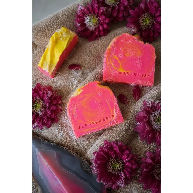 Almara Soap Fancy Pink Paradise ručně vyráběné mýdlo 100 g