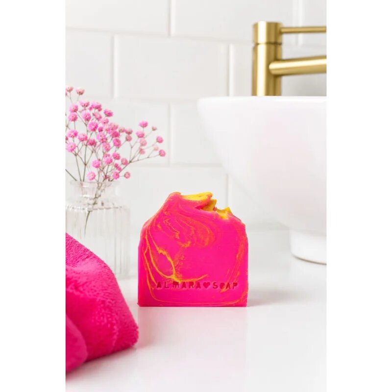 Almara Soap Fancy Pink Paradise ručně vyráběné mýdlo 100 g