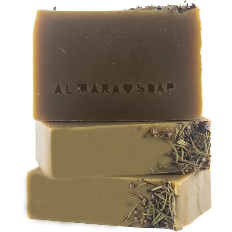 Almara Soap Hair Care Clean Hair tuhý šampon pro citlivou vlasovou pokožku 90 g
