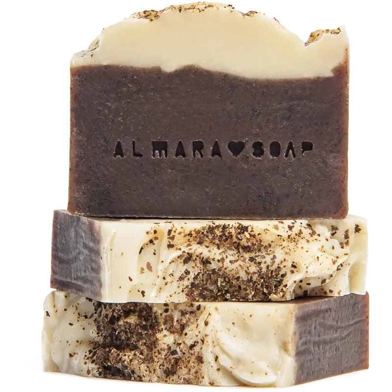 Almara Soap Hair Care Fresh Hair tuhý šampon pro jemné a mastné vlasy 90 g