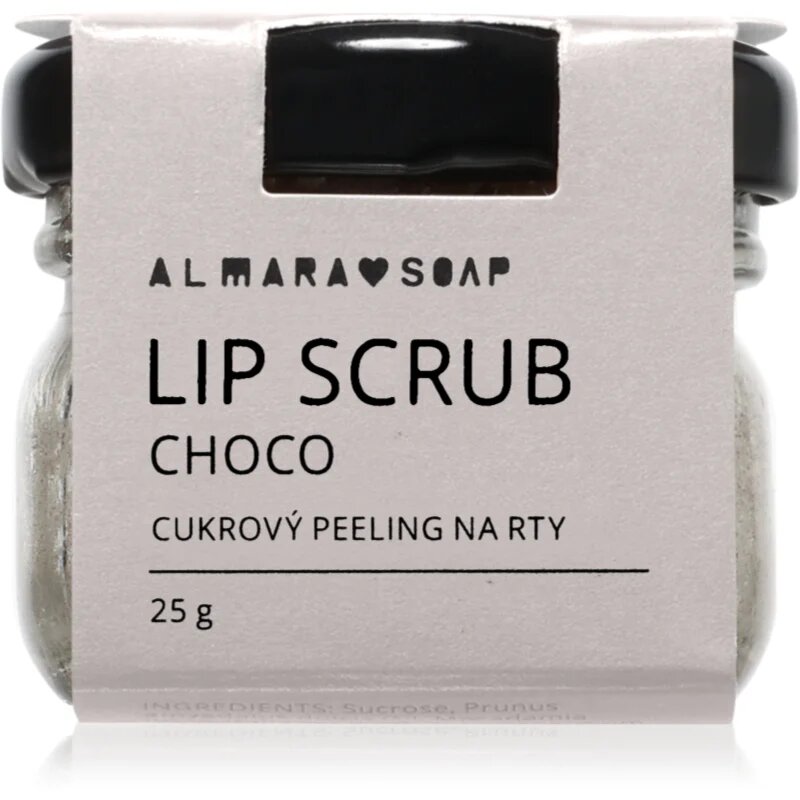 Almara Soap Lip Scrub cukrový peeling na rty Choco 25 g