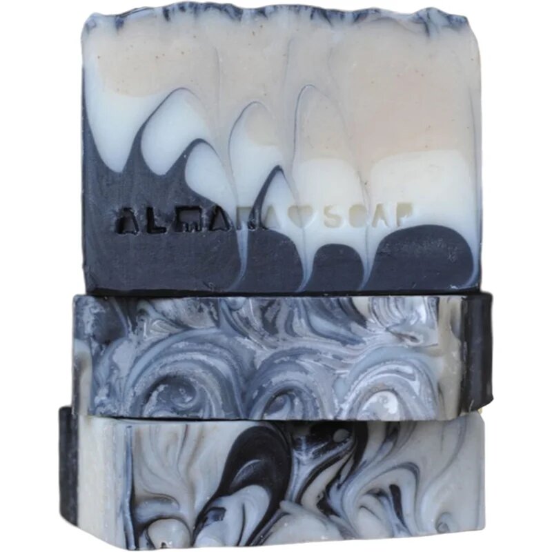 Almara Soap Natural Shave No More ručně vyráběné mýdlo na vlasy vousy a tělo pro muže 90 g