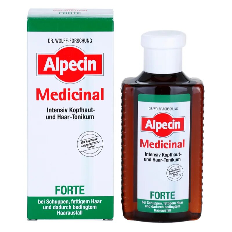 Alpecin Medicinal Forte intenzivní tonikum proti lupům a vypadávání vlasů odpor 200 ml