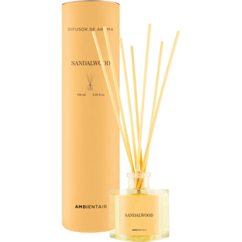 Ambientair COLOURS Sandalwood aroma difuzér s náplní 100 ml